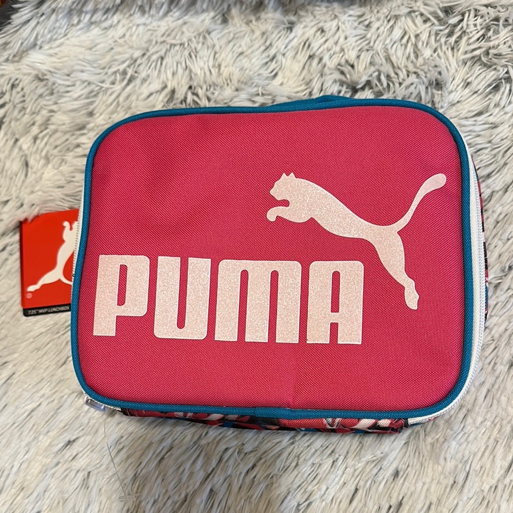 Puma Logo Pink Insulated Lunchbox bag